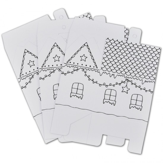 ΔΙΑΚΟΣΜΗΤΙΚΑ ΧΑΡΤΙΝΑ ΣΠΙΤΑΚΙΑ ΜΕΓΑΛΑ ΛΕΥΚΑ ΣΕΤ 6τεμ.