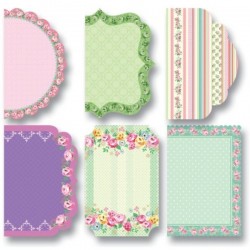 ΧΑΡΤΑΚΙΑ FOLIA ΣΧΕΔΙΑ ΚΟΦΤΑ ΔΙΑΚΟΣΜΗΤΙΚΑ ROSES ΣΕΤ 18τεμ.(3τεμ.χ6 σχέδια)