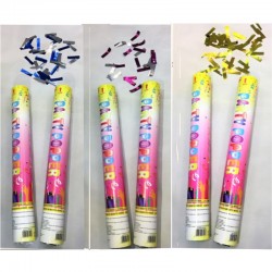 ΚΑΝΟΝΑΚΙ COMFETI ΚΥΛΙΝΔΡΟΣ 40cm ΜΕΤΑΛΙΖΕ ΑΣΟΡΤΙ