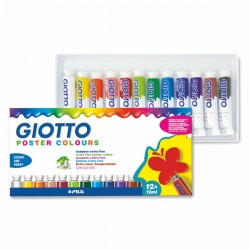 ΤΕΜΠΕΡΕΣ ΣΕΤ GIOTTO 12ml ΤΩΝ 12 ΧΡΩΜ.