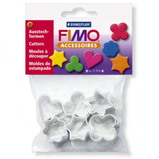 ΠΗΛΟY STAEDTLER FIMO ΚΑΛΟΥΠΙΑ ΜΙΝΙ ΜΕΤΑΛΛΙΚΑ 6ΤΕΜ.