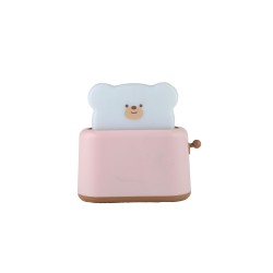 ΛΑΜΠΑ LITTLE TOAST BEAR PINK