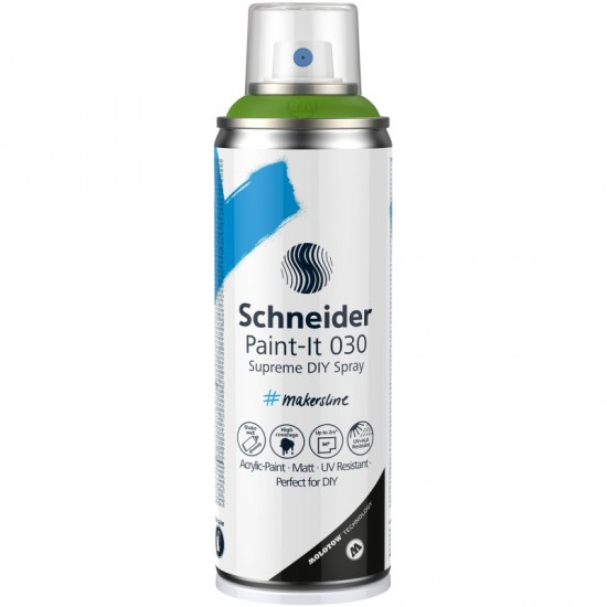 ΧΡΩΜΑΤΑ ΑΚΡΥΛΙΚΑ SCHNEIDER Σπρέι PAINT-IT 030 200ml GREEN