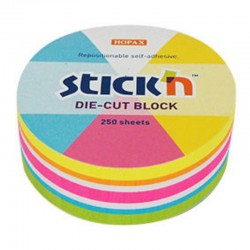 ΧΑΡΤΑΚΙΑ Stick'N ΚΥΒΟΣ NEON ΚΥΚΛΟΣ 67Χ67 250Φ