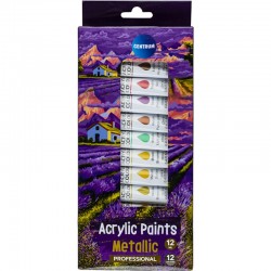ΧΡΩΜΑΤΑ ΣΕΤ ΑΚΡΥΛΙΚΑ CENTRUM METALIC 12 ΧΡΩΜ. 12ml