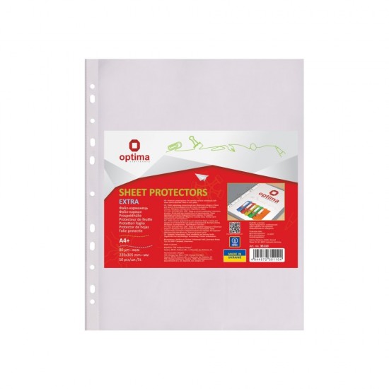 ΖΕΛΑΤΙΝΕΣ OPTIMA ΚΡΙΚ EXTRA 80mic 220χ300mm (πακέτο 50 τεμ.)