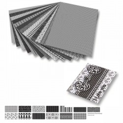 ΦΩΤΟΚΑΡΤΟΝ FOLIA 50x70 270gr BLACK WHITE  ΑΣΟΡΤΙ ΣΕΤ 13τεμ.