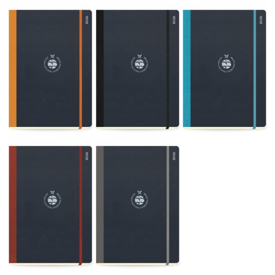 ΗΜΕΡΟΛΟΓΙΟ Η.Β FLEX BOOK  ΗΜΕΡΗΣΙΟ 17χ25 ΜΕΓΑΛΟ ΛΑΣΤΙΧΟ