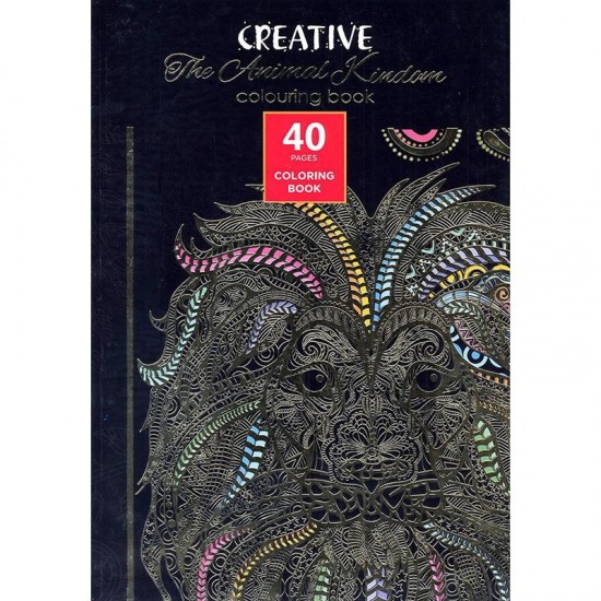 ΒΙΒΛΙΑ ΖΩΓΡΑΦΙΚΗΣ CREATIVE ADULT ANIMAL 40 φύλλα (antistress)