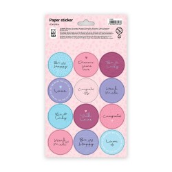 ΑΥΤΟΚΟΛΛΗΤΑ MESHU CONGRATS (πακέτο 10 καρτέλες12χ21)