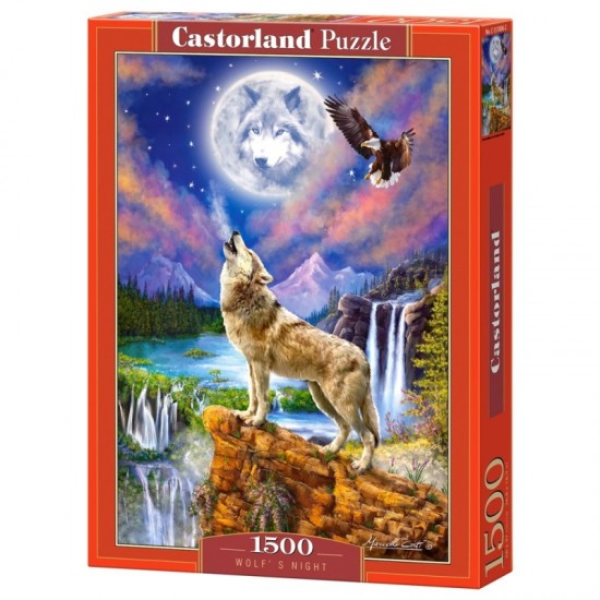 PUZZLE  CASTORLAND 1500τεμ. Wolf's Night