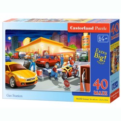 PUZZLE  CASTORLAND 40τεμ. MAXI Gas Station (590x400mm)