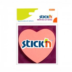 ΧΑΡΤΑΚΙΑ Stick'N ΣΧΕΔΙΑ ΚΑΡΔΙΑ 76Χ76 50Φ