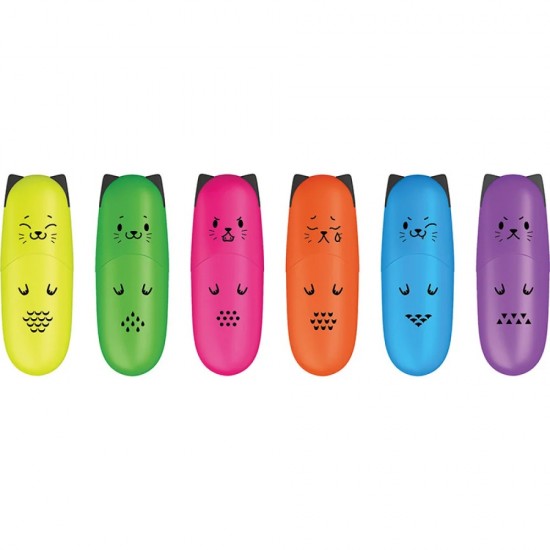 ΜΑΡΚΑΔΟΡΟΙ CENTRUM ΥΠΟΓΡΑΜΜΙΣΗΣ ΦΩΣΦΟΡΟΥΧΟΙ ΜΙΝΙ CAT (σε βάζο 36τεμ)