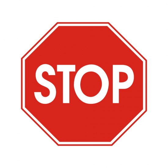 ΣΗΜΑ ΑΥΤΟΚΟΛΛΗΤΟ ΟΚΤΑΓΩΝΟ STOP 11x11cm