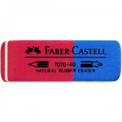 ΓΟΜΕΣ FABER CASTELL ΔΙΧΡΩΜΕΣ ΚΟΥΤΙ 40Τ. 7070/40