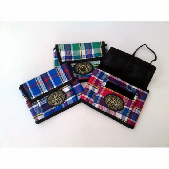 ΠΟΡΤΟΦΟΛΑΚΙ ΥΦΑΣΜΑ TARTAN