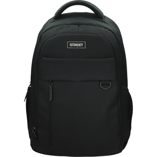 ΤΣΑΝΤΑ BACKPACK STREET STONE BLACK  30x20x45cm (με εργονομική πλάτη air system)