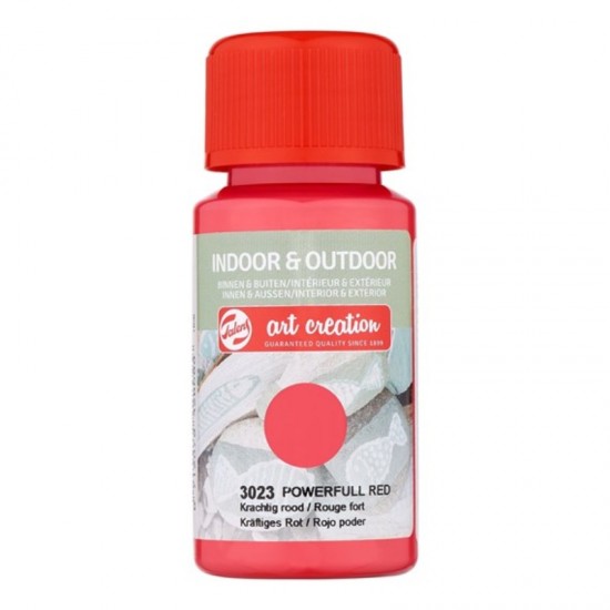 TALENS ART CREATION ΧΡΩΜΑΤΑ INDOOR/OUTDOOR  50ml POWERFUL RED