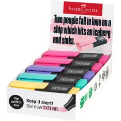 ΜΑΡΚΑΔΟΡΟΙ FABER CASTELL ΥΠΟΓΡΑΜΜΙΣΗΣ ΜΙΝΙ PASTEL Β  (κουτί 10τεμ/4χρωμ.)