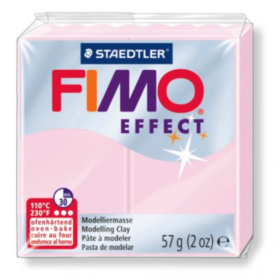 ΠΗΛΟΣ STAEDTLER FIMO EFFECT GEMSTONE ROSE QUARTZ 56 gr.