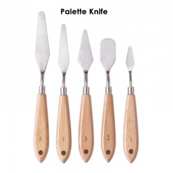 ΣΠΑΤΟΥΛΕΣ ΜΕΤΑΛΛΙΚΕΣ ΖΩΓΡΑΦΙΚΗΣ FOSCA ARTIST ΣΕΤ 5τεμ.