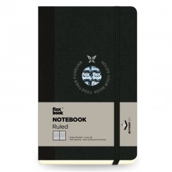 ΣΗΜΕΙΩΜΑΤΑΡΙΟ Η.Β ΛΙΝΟΔΕΤΟ FLEX GLOBAL ΡΙΓΕ 9Χ14 Μαύρο