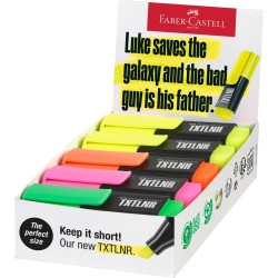 ΜΑΡΚΑΔΟΡΟΙ FABER CASTELL ΥΠΟΓΡΑΜΜΙΣΗΣ ΜΙΝΙ ΦΩΣΦΟΡΟΥΧΟΙ  (κουτί 10τεμ/4χρωμ.)