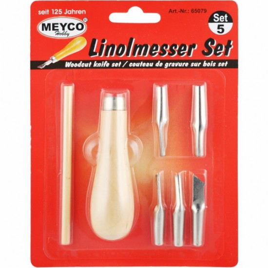 ΕΡΓΑΛΕΙΑ ΧΑΡΑΚΤΙΚΗΣ MEYCO ΣΕΤ 5τεμ.