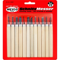 ΕΡΓΑΛΕΙΑ ΞΥΛΟΓΛΥΠΤΙΚΗΣ MEYCO ΣΕΤ 12τεμ.