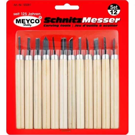 ΕΡΓΑΛΕΙΑ ΞΥΛΟΓΛΥΠΤΙΚΗΣ MEYCO ΣΕΤ 12τεμ.
