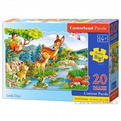 PUZZLE  CASTORLAND 20τεμ. MAXI Little deer (590x400mm)