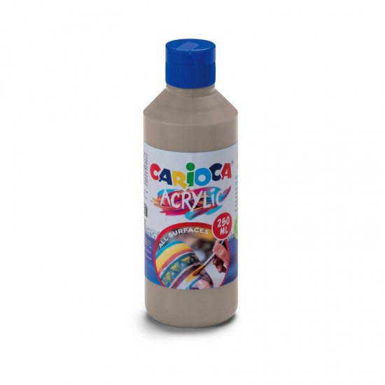 ΧΡΩΜΑΤΑ ΑΚΡΥΛΙΚΑ CARIOCA ΜΠΟΥΚΑΛΙ 250ml SILVER