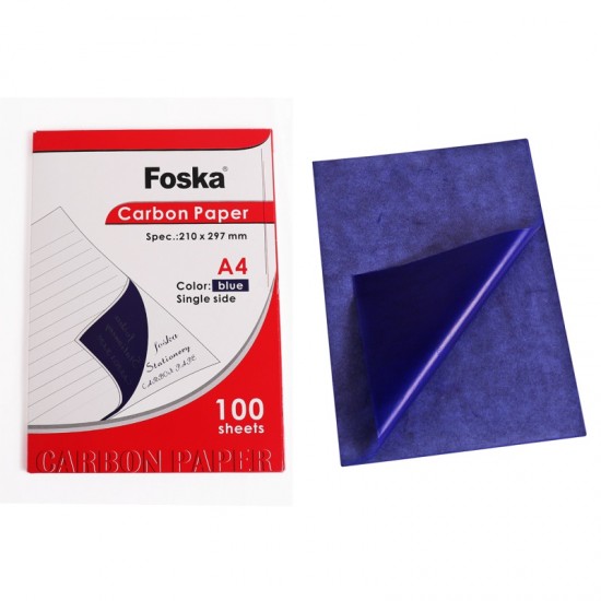 ΚΑΡΜΠΟΝ PAPER FOSKA BLUE (πακ. 100φ.)
