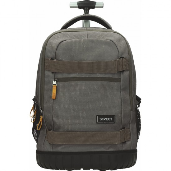 ΤΣΑΝΤΑ ΣΧΟΛΙΚΗ STREET TROLLEY IMPACT CLAY 30x20x48 cm (με εργονομική πλάτη air system και σκληρό πάτο)