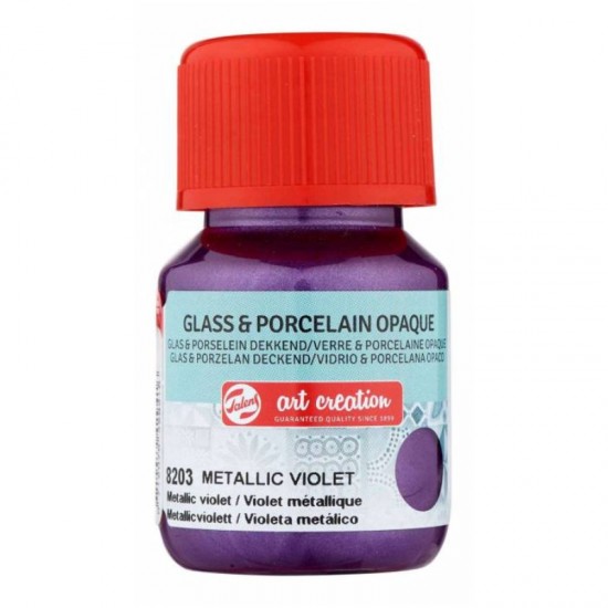 TALENS ART CREATION ΧΡΩΜΑΤΑ OPQ GLASS/PORCELAIN  30ml METAL VIOLET