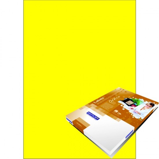 ΕΤΙΚΕΤΕΣ RAYFILM Α4 210x297mm ΚΙΤΡΙΝΕΣ 20φ.