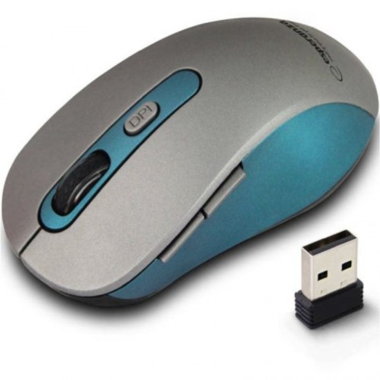 MOUSE ESPERANZA WIRELESS OPTICAL ADAEA BLUE