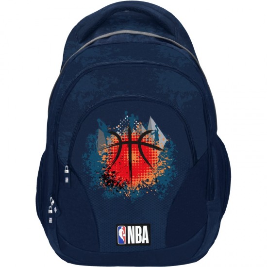 ΤΣΑΝΤΑ ΣΧΟΛΙΚΗ STREET NBA BLUE 31x22x45cm (με ορθοπεδική πλάτη)