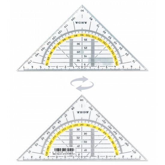 ΤΡΙΓΩΝΟΜΟΙΡΟΓΝΩΜΟΝΙΟ ARDA UNI 45° 25cm (γεωδαιτικό)