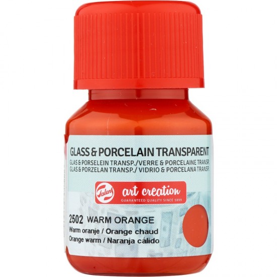 TALENS ART CREATION ΧΡΩΜΑΤΑ TR. GLASS/PORCELAIN  30ml WARM ORANGE