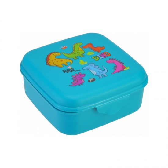 ΦΑΓΗΤΟΔΟΧΕΙΟ ΠΛΑΣΤΙΚΟ ΤΥΡΚΟΥΑΖ DINO  850ml (145x135x65 mm)