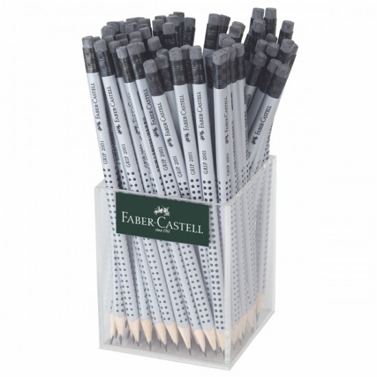 ΜΟΛΥΒΙΑ F.CASTELL GRIP ΓΟΜΑΣ ΓΚΡΙ ΣΤΑΝΤ 72 τεμ.