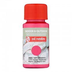 TALENS ART CREATION ΧΡΩΜΑΤΑ INDOOR/OUTDOOR  50ml SOFT MAGENTA