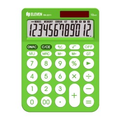 ΚΟΜΠΙΟΥΤΕΡ ELEVEN RK 2311-GN ΠΡΑΣΙΝΟ (12 ψηφία) 195χ145x26mm