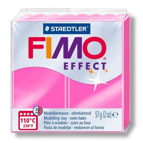 ΠΗΛΟΣ STAEDTLER FIMO EFFECT NEON FUCSHIA 56 gr.