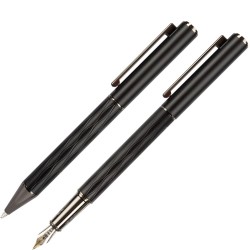 ΣΤΥΛΟ WELLINGTON ΣΕΤ INFINITY BLACK  (Διαρκείας & Πέννα)