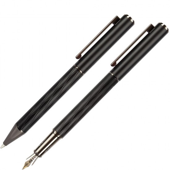 ΣΤΥΛΟ WELLINGTON ΣΕΤ INFINITY BLACK  (Διαρκείας & Πέννα)