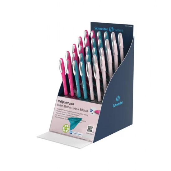 ΒΙΤΡΙΝΑ ΣΤΥΛΟ SCHNEIDER SLIDER MEMO XB TREND (stand 30τεμ.)
