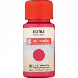 TALENS ART CREATION ΧΡΩΜΑΤΑ TEXTILE 50ml SOFT MAGENTA